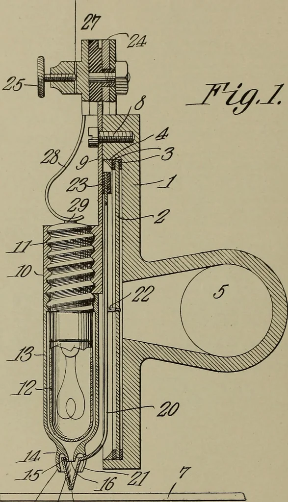 An illustration from [Graphophone patents], 1878, leaf 1061