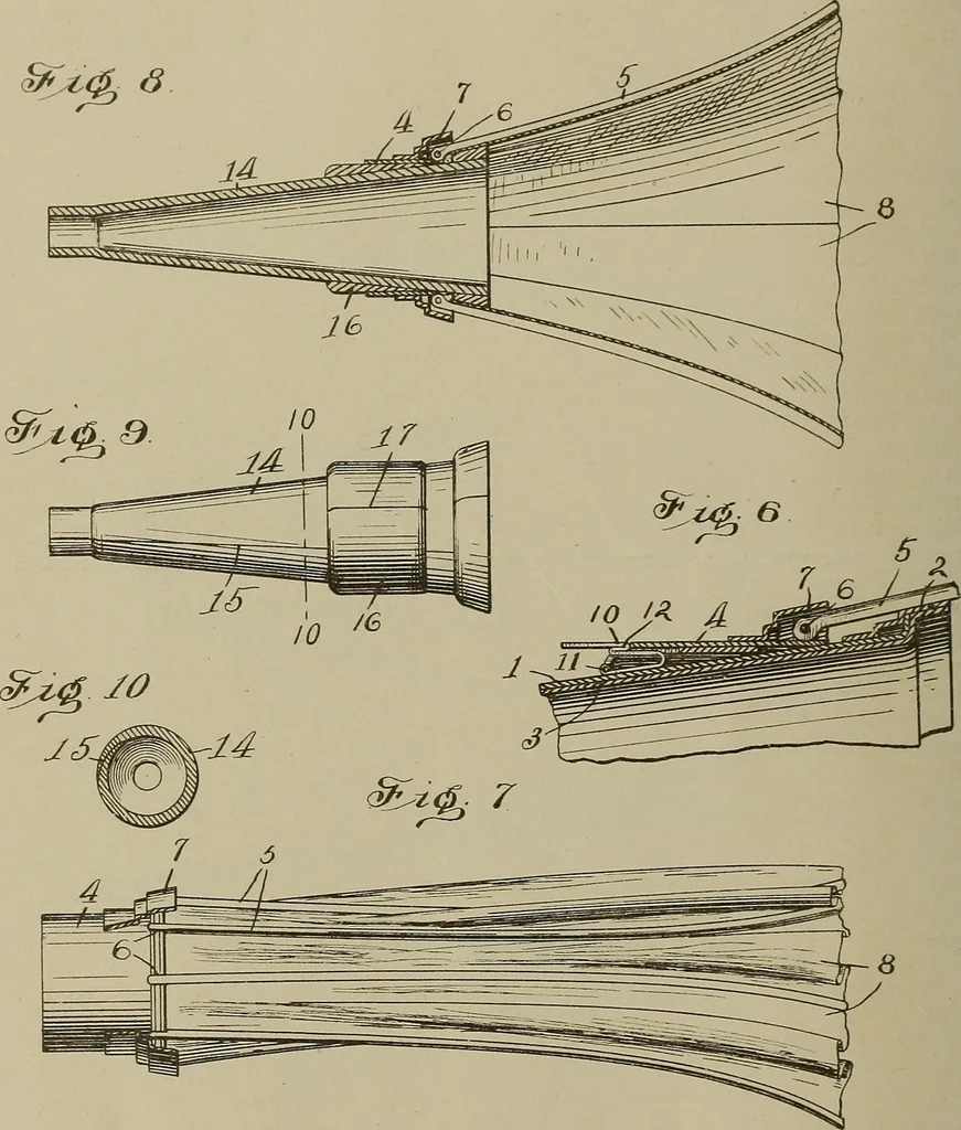 An illustration from [Graphophone patents], 1878, leaf 107