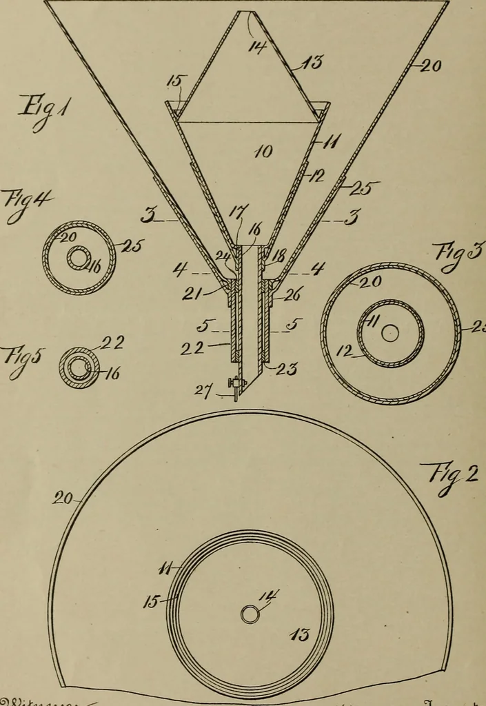 An illustration from [Graphophone patents], 1878, leaf 1077