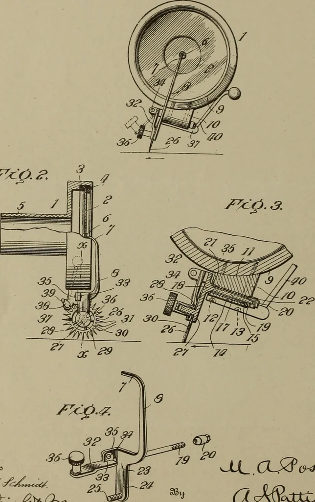 An illustration from [Graphophone patents], 1878, leaf 1083