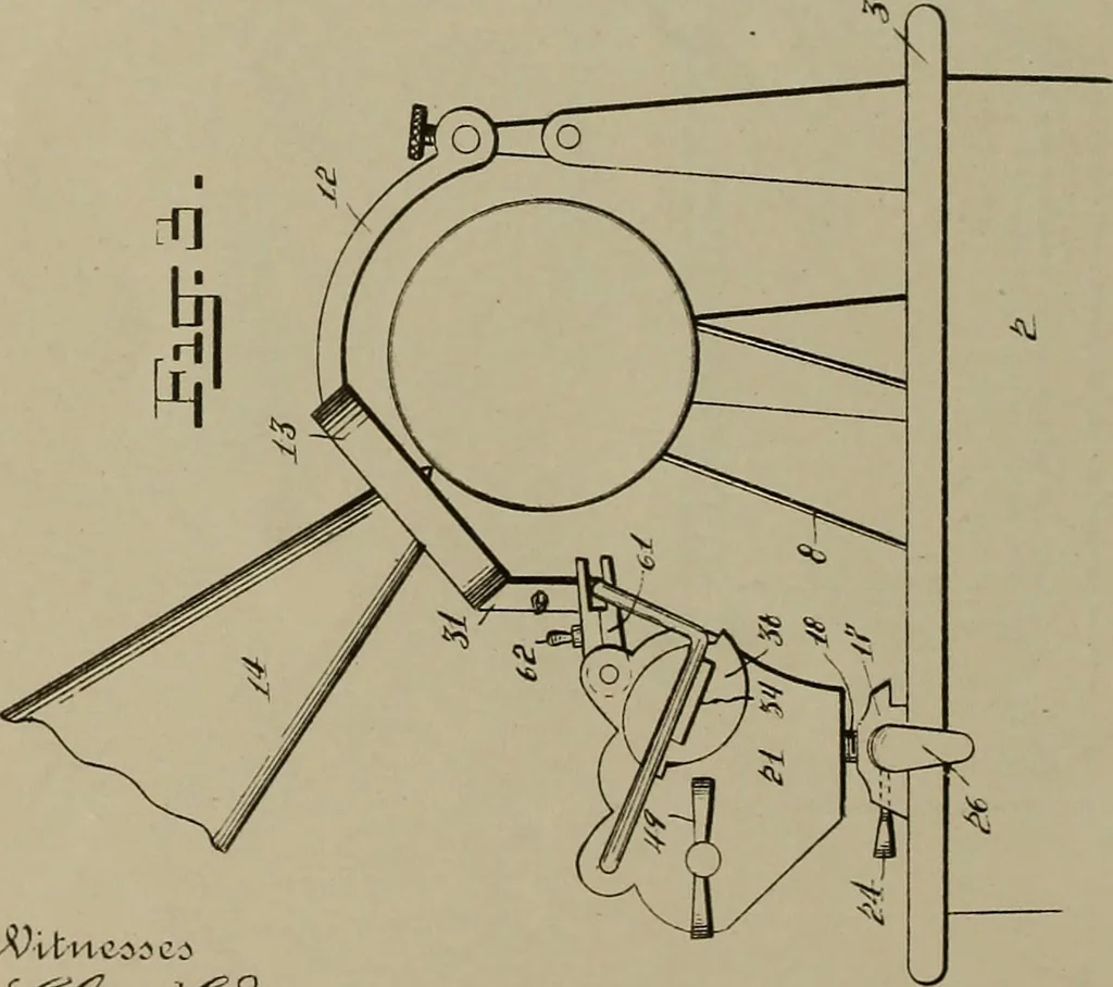 An illustration from [Graphophone patents], 1878, leaf 1105