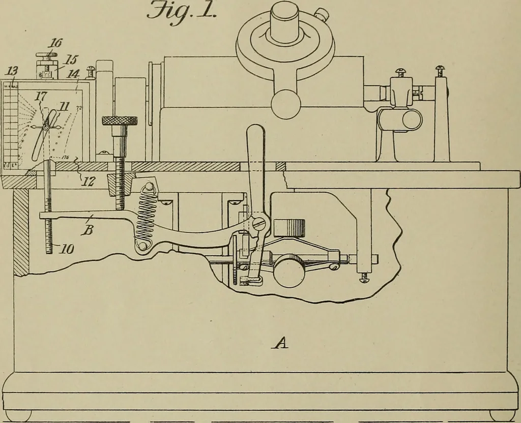 An illustration from [Graphophone patents], 1878, leaf 145