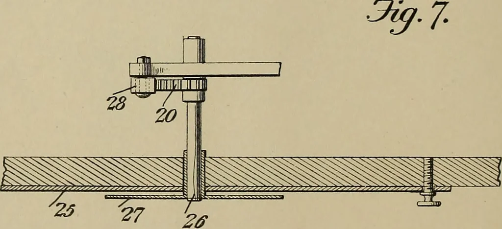 An illustration from [Graphophone patents], 1878, leaf 151