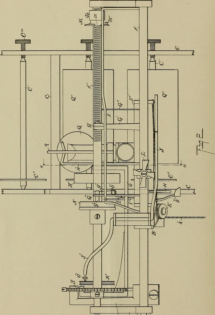 An illustration from [Graphophone patents], 1878, leaf 161