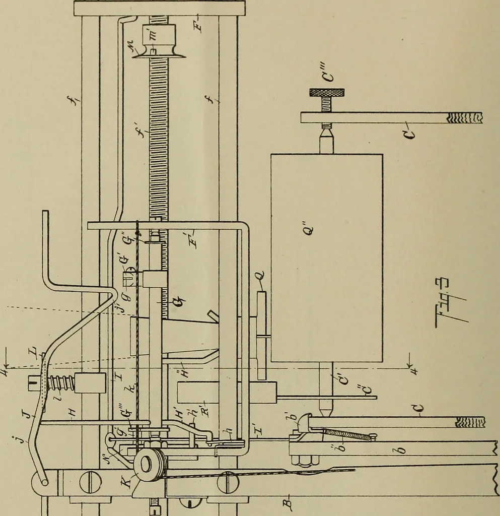 An illustration from [Graphophone patents], 1878, leaf 163