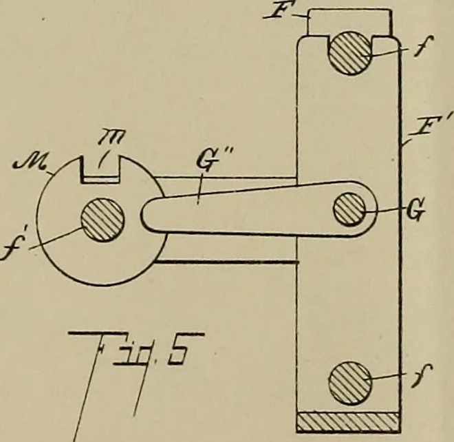An illustration from [Graphophone patents], 1878, leaf 165