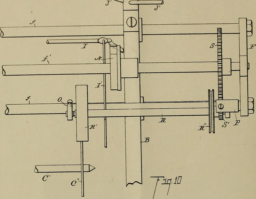 An illustration from [Graphophone patents], 1878, leaf 169
