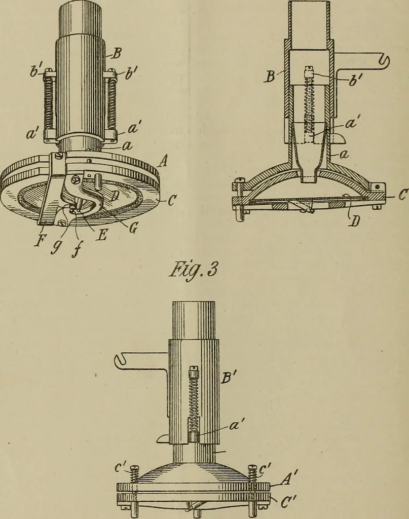 An illustration from [Graphophone patents], 1878, leaf 187