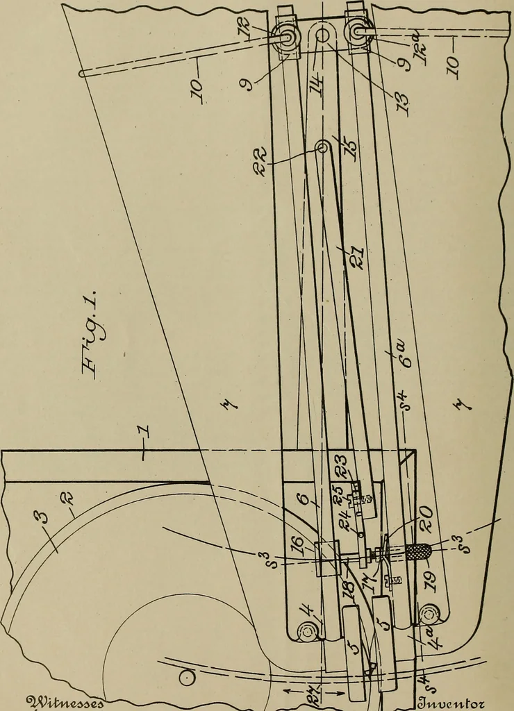 An illustration from [Graphophone patents], 1878, leaf 197