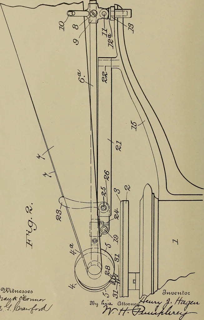 An illustration from [Graphophone patents], 1878, leaf 199