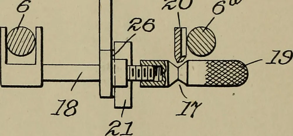An illustration from [Graphophone patents], 1878, leaf 201