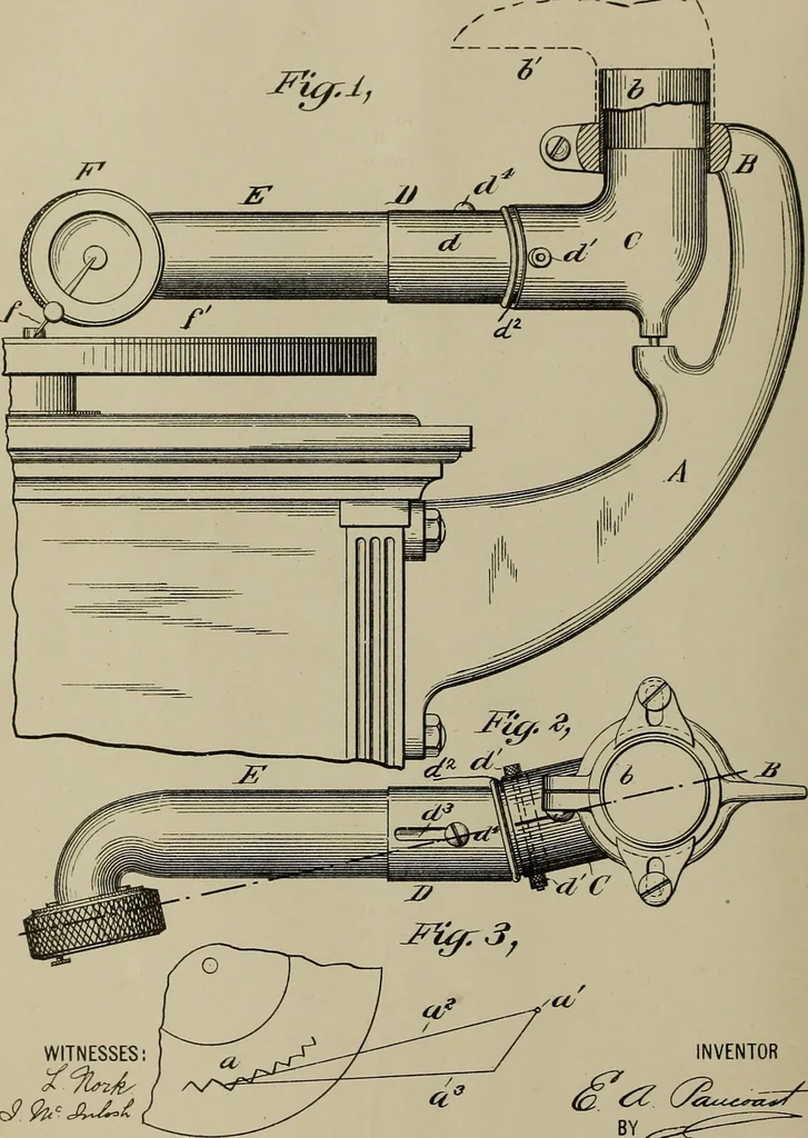 An illustration from [Graphophone patents], 1878, leaf 207