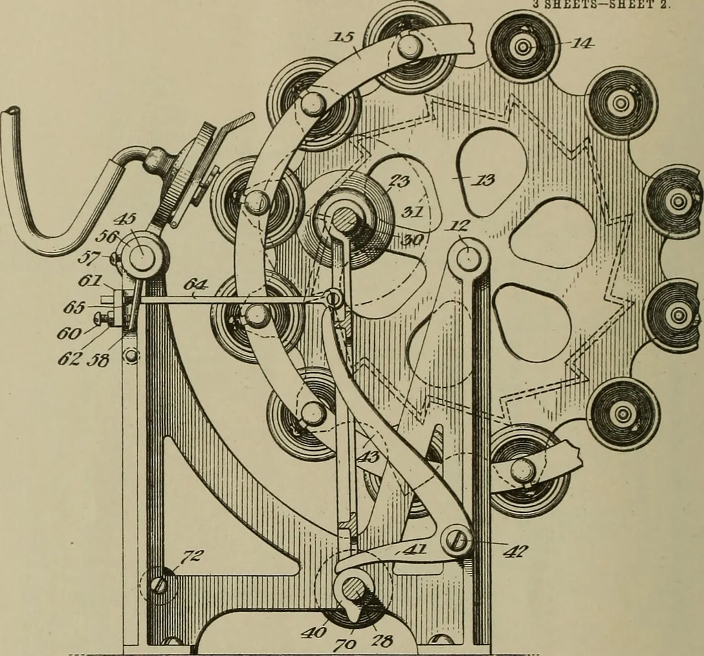 An illustration from [Graphophone patents], 1878, leaf 217