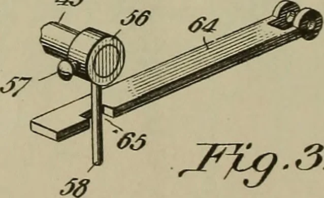 An illustration from [Graphophone patents], 1878, leaf 217