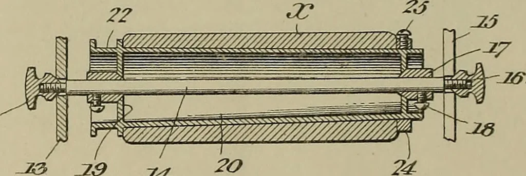 An illustration from [Graphophone patents], 1878, leaf 219