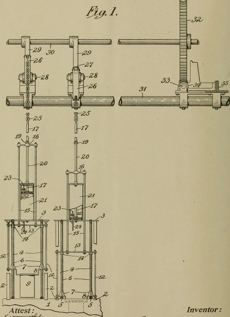 An illustration from [Graphophone patents], 1878, leaf 227