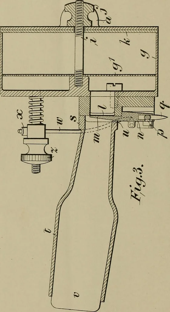 An illustration from [Graphophone patents], 1878, leaf 237
