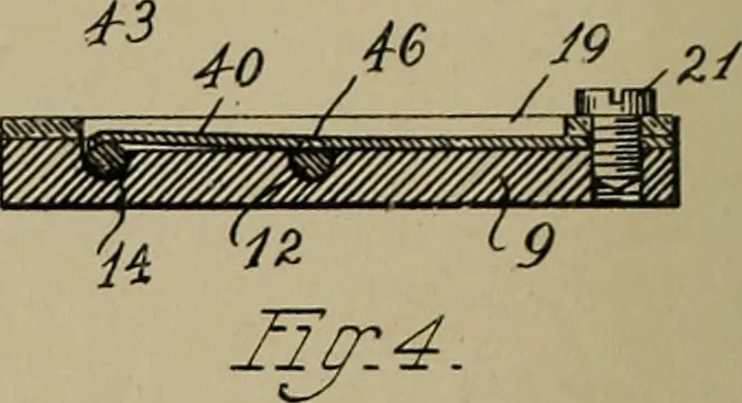 An illustration from [Graphophone patents], 1878, leaf 245