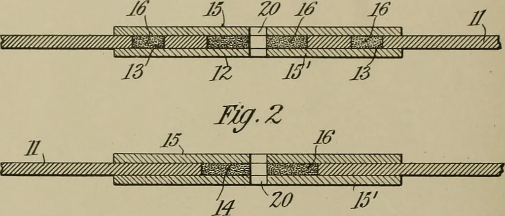 An illustration from [Graphophone patents], 1878, leaf 267