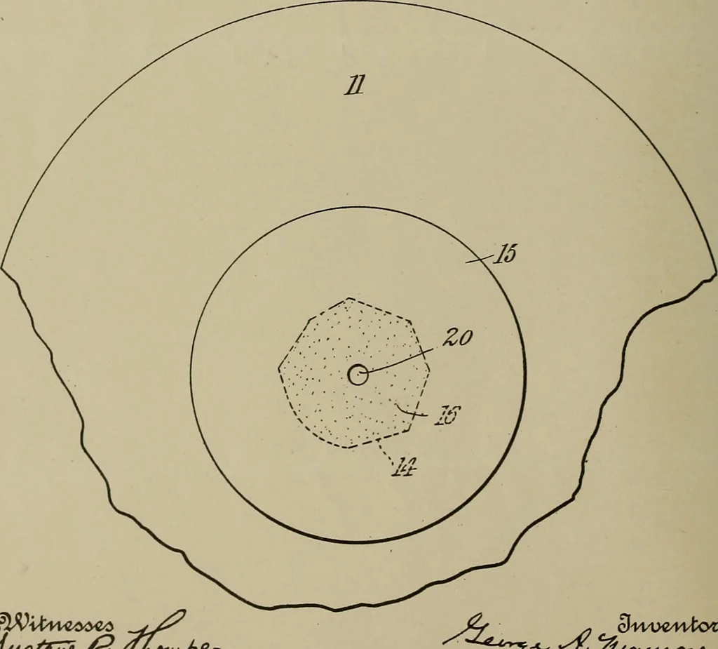 An illustration from [Graphophone patents], 1878, leaf 267