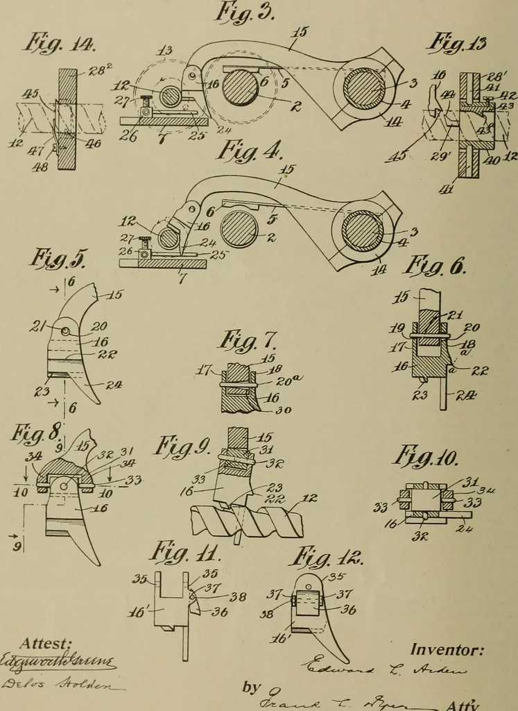 An illustration from [Graphophone patents], 1878, leaf 283