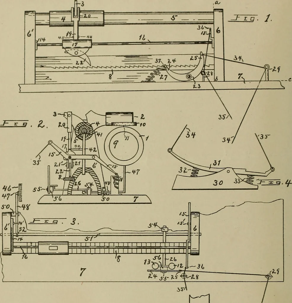 An illustration from [Graphophone patents], 1878, leaf 289