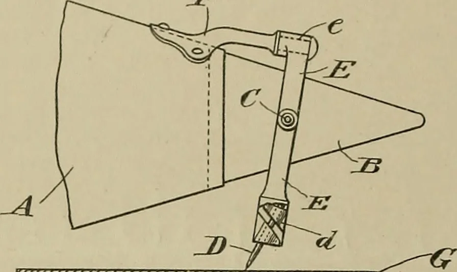 An illustration from [Graphophone patents], 1878, leaf 295