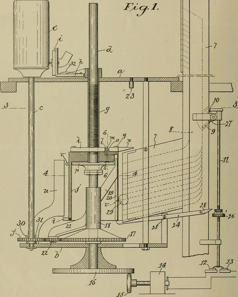 An illustration from [Graphophone patents], 1878, leaf 299