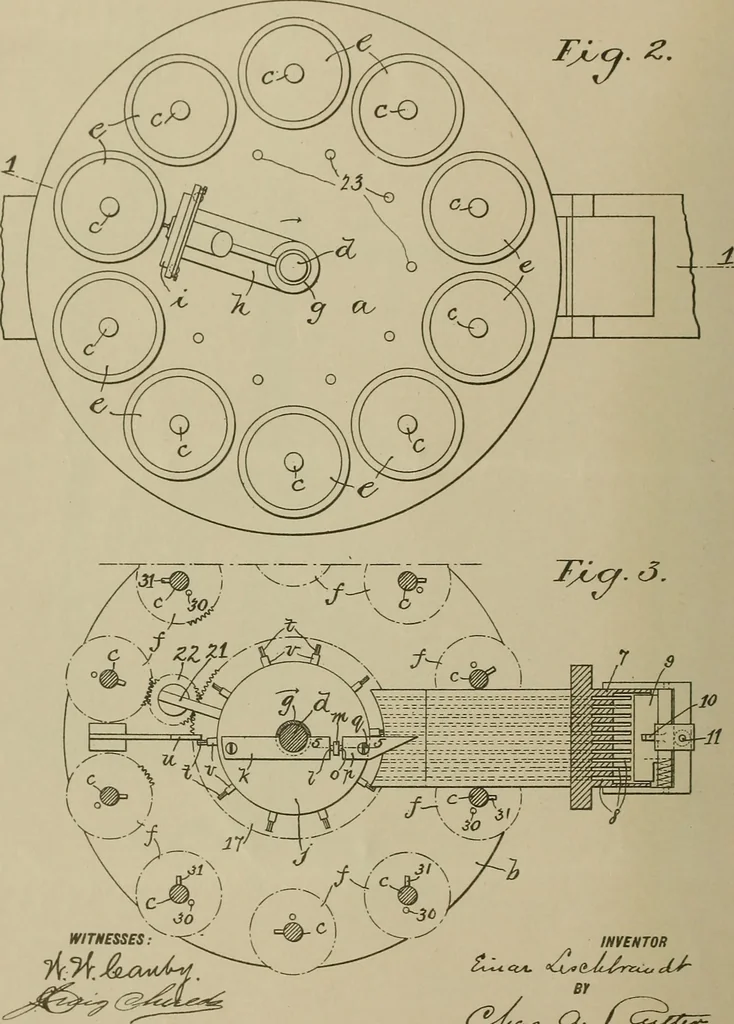 An illustration from [Graphophone patents], 1878, leaf 301