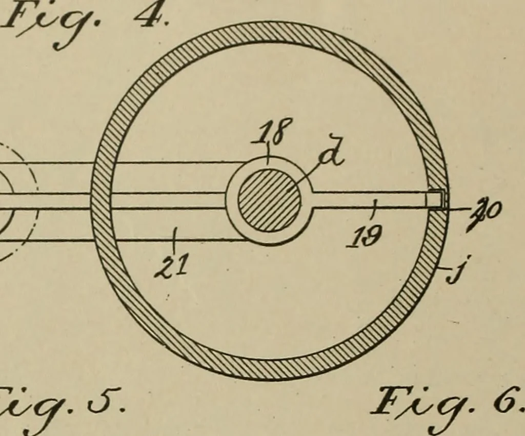 An illustration from [Graphophone patents], 1878, leaf 303