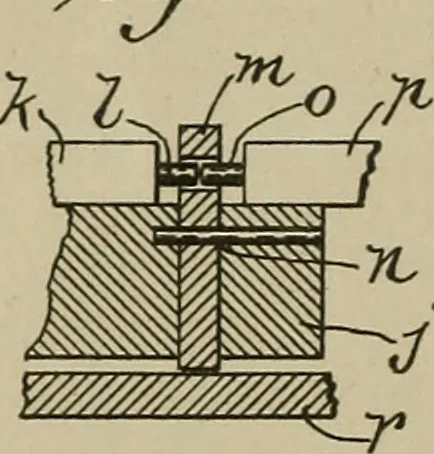 An illustration from [Graphophone patents], 1878, leaf 303