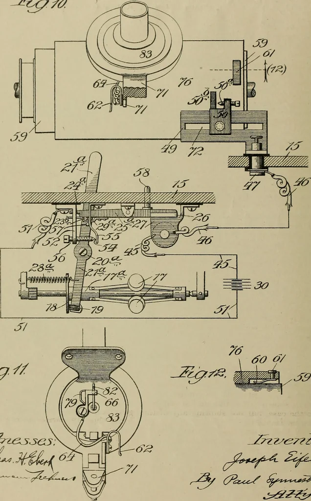 An illustration from [Graphophone patents], 1878, leaf 317