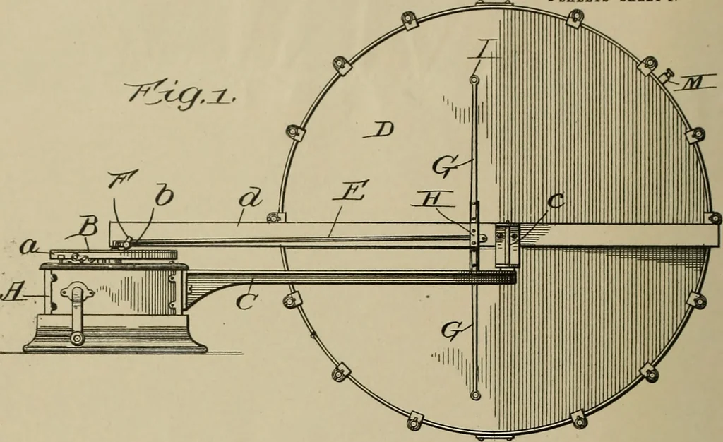 An illustration from [Graphophone patents], 1878, leaf 323