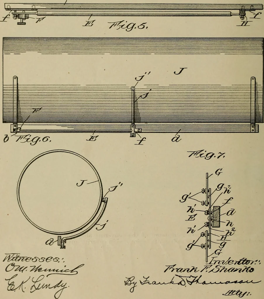 An illustration from [Graphophone patents], 1878, leaf 325