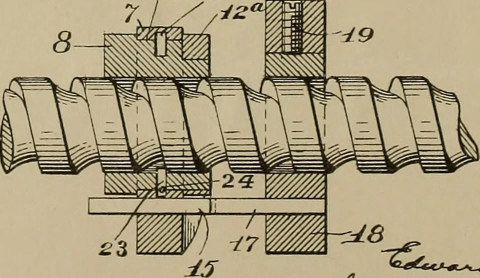 An illustration from [Graphophone patents], 1878, leaf 35