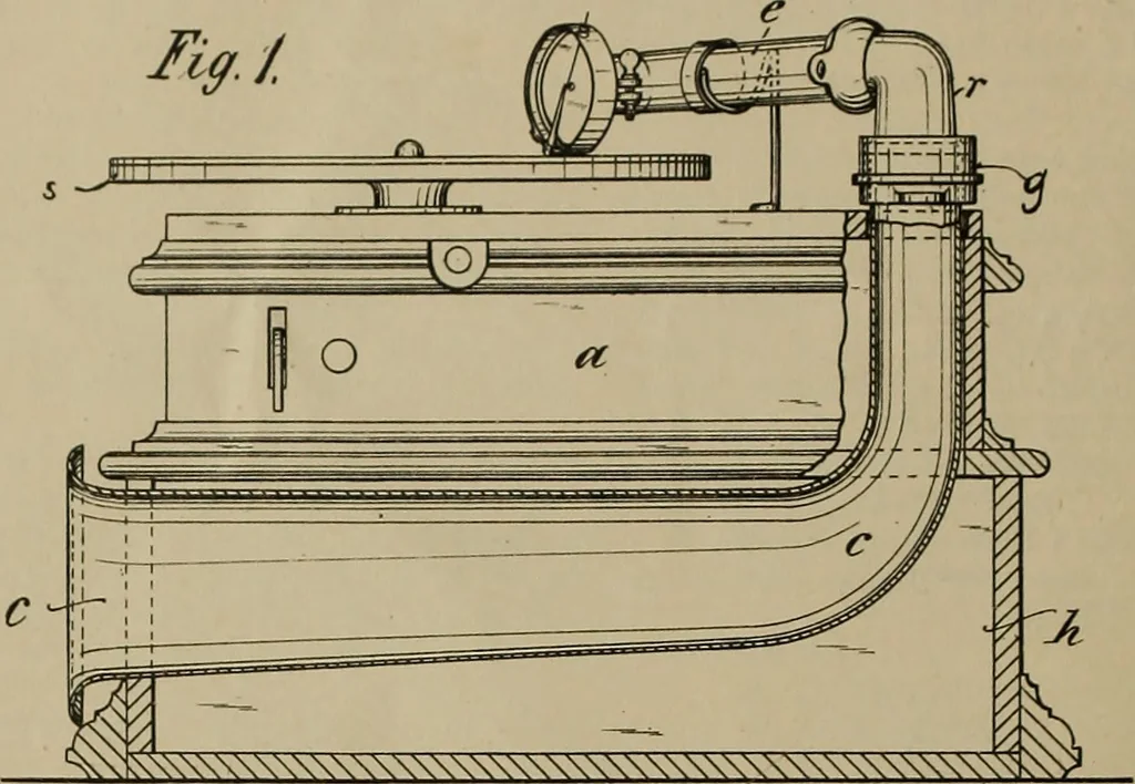 An illustration from [Graphophone patents], 1878, leaf 361