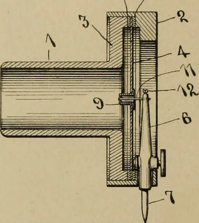An illustration from [Graphophone patents], 1878, leaf 381