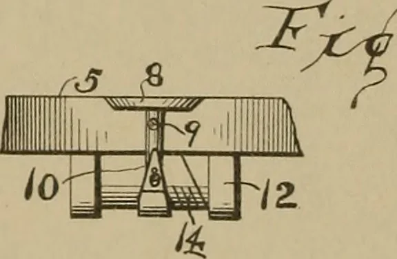 An illustration from [Graphophone patents], 1878, leaf 401
