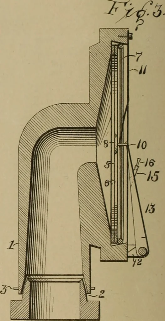 An illustration from [Graphophone patents], 1878, leaf 401
