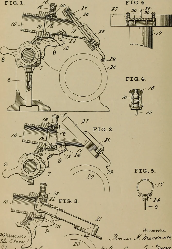An illustration from [Graphophone patents], 1878, leaf 429