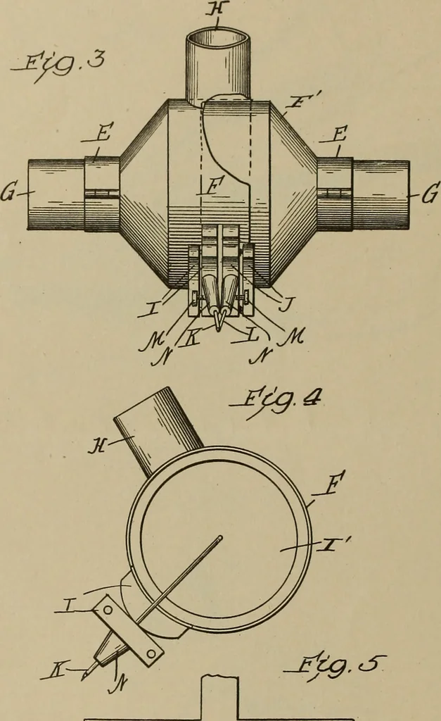 An illustration from [Graphophone patents], 1878, leaf 449