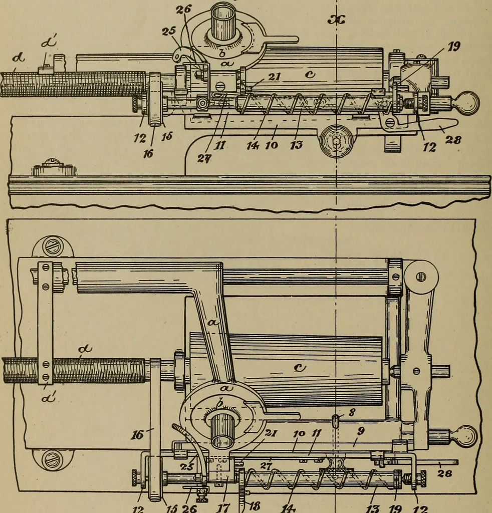 An illustration from [Graphophone patents], 1878, leaf 453