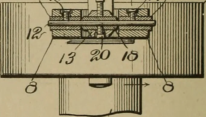 An illustration from [Graphophone patents], 1878, leaf 463