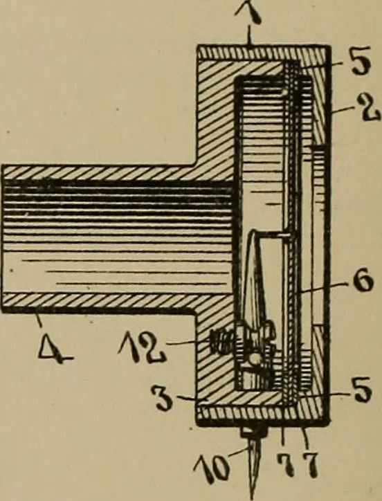An illustration from [Graphophone patents], 1878, leaf 47