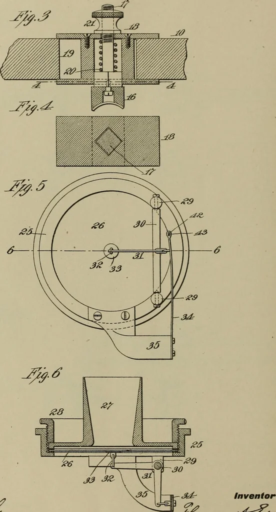 An illustration from [Graphophone patents], 1878, leaf 471