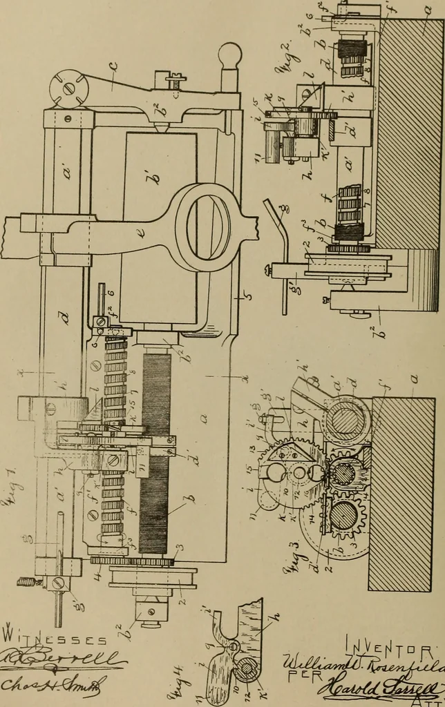 An illustration from [Graphophone patents], 1878, leaf 497
