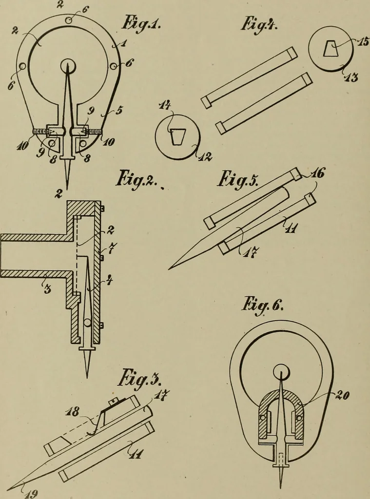 An illustration from [Graphophone patents], 1878, leaf 515