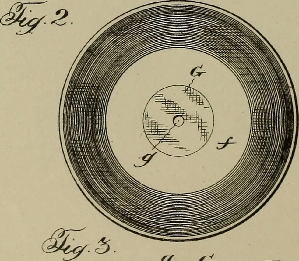 An illustration from [Graphophone patents], 1878, leaf 519