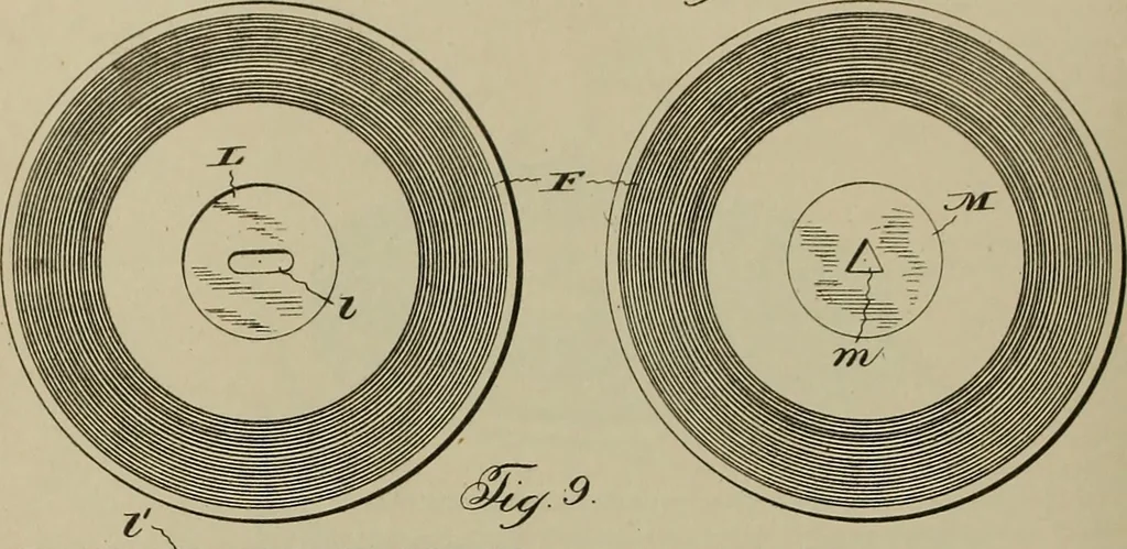 An illustration from [Graphophone patents], 1878, leaf 521