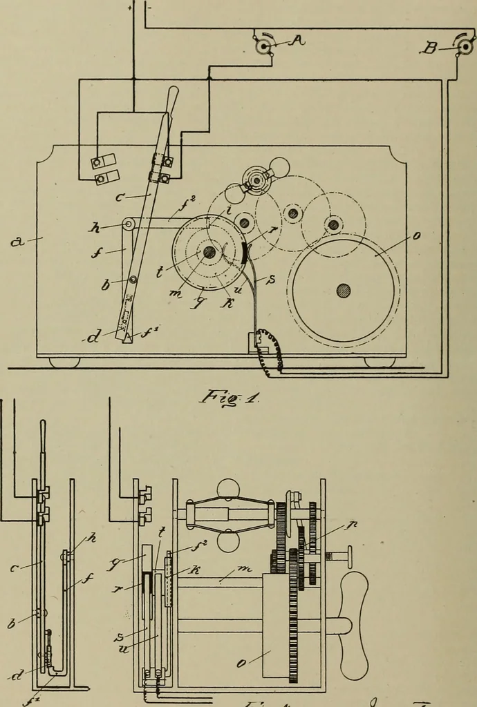 An illustration from [Graphophone patents], 1878, leaf 531